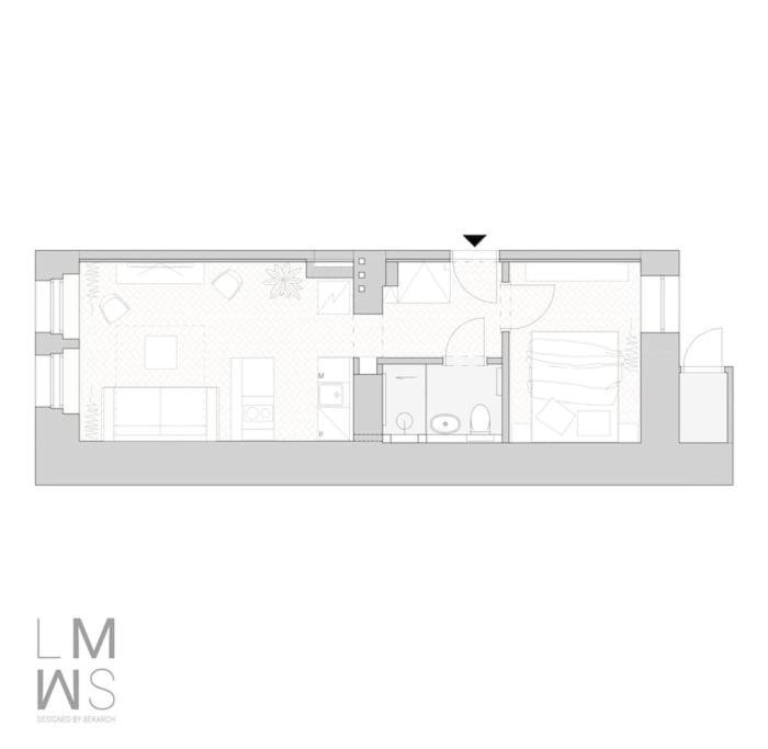 Apartmán Limewash In Vrsovice District Praha